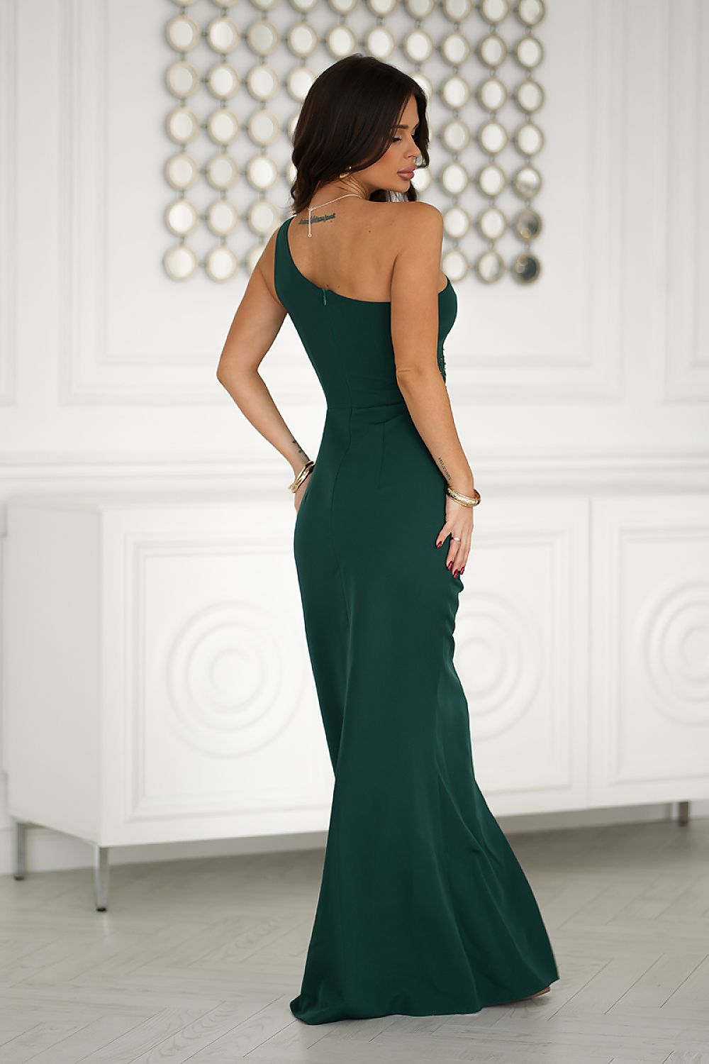 Langes Kleid model 204864 Bicotone