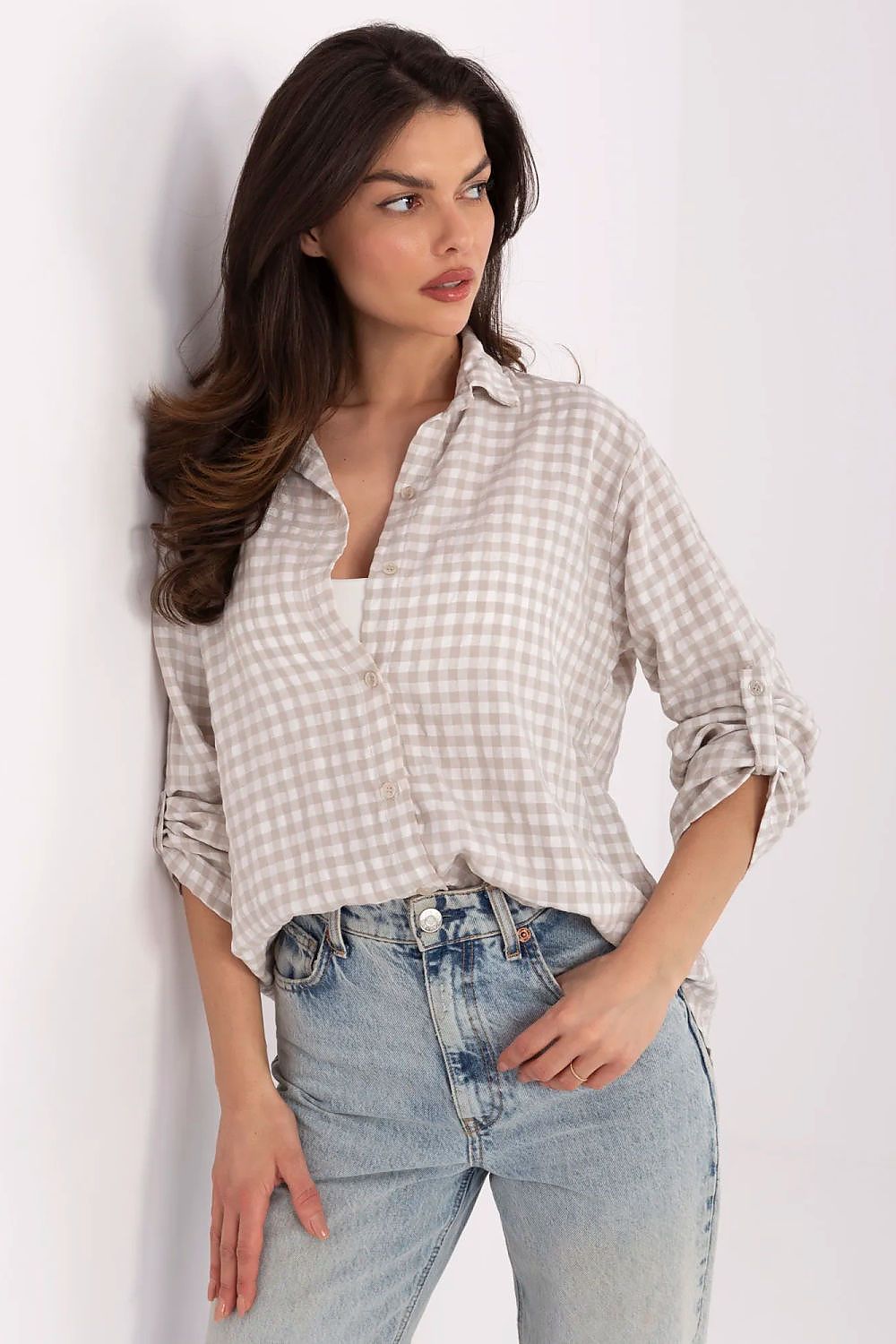 Langarm Hemd model 210003 Italy Moda