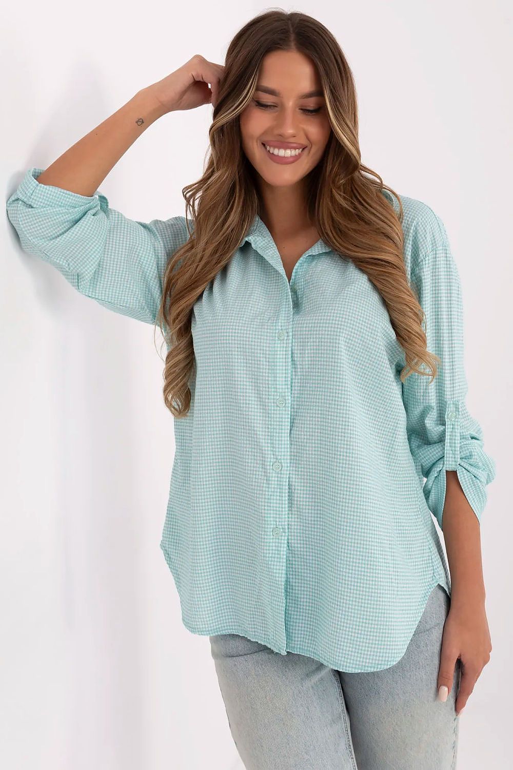 Langarm Hemd model 210006 Italy Moda