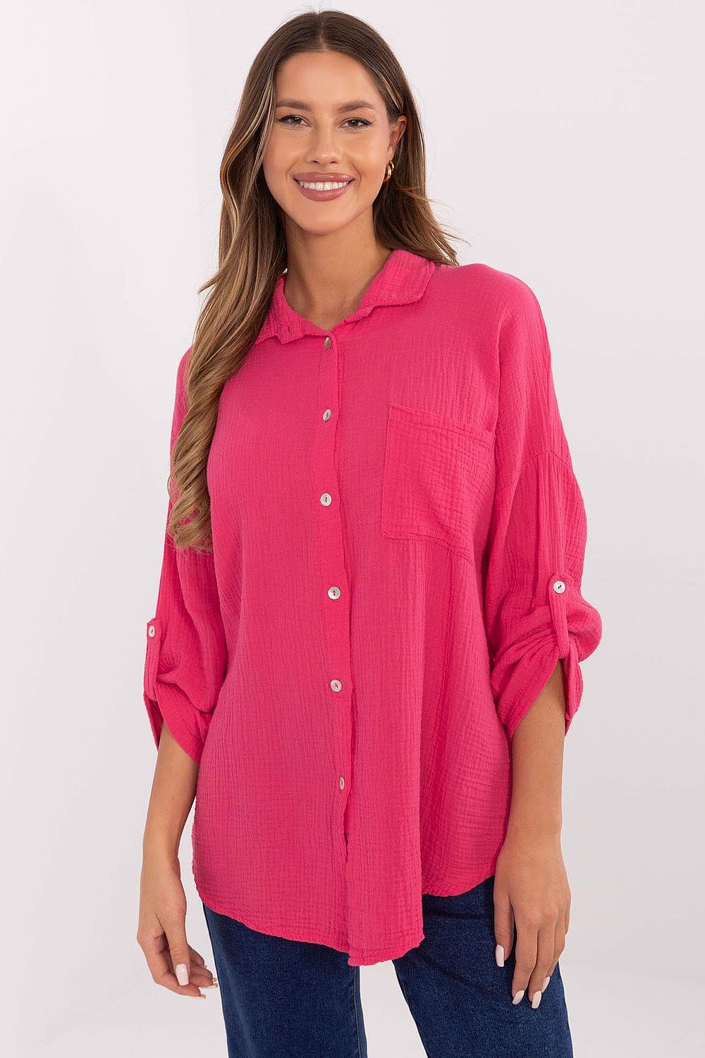 Langarm Hemd model 210007 Italy Moda