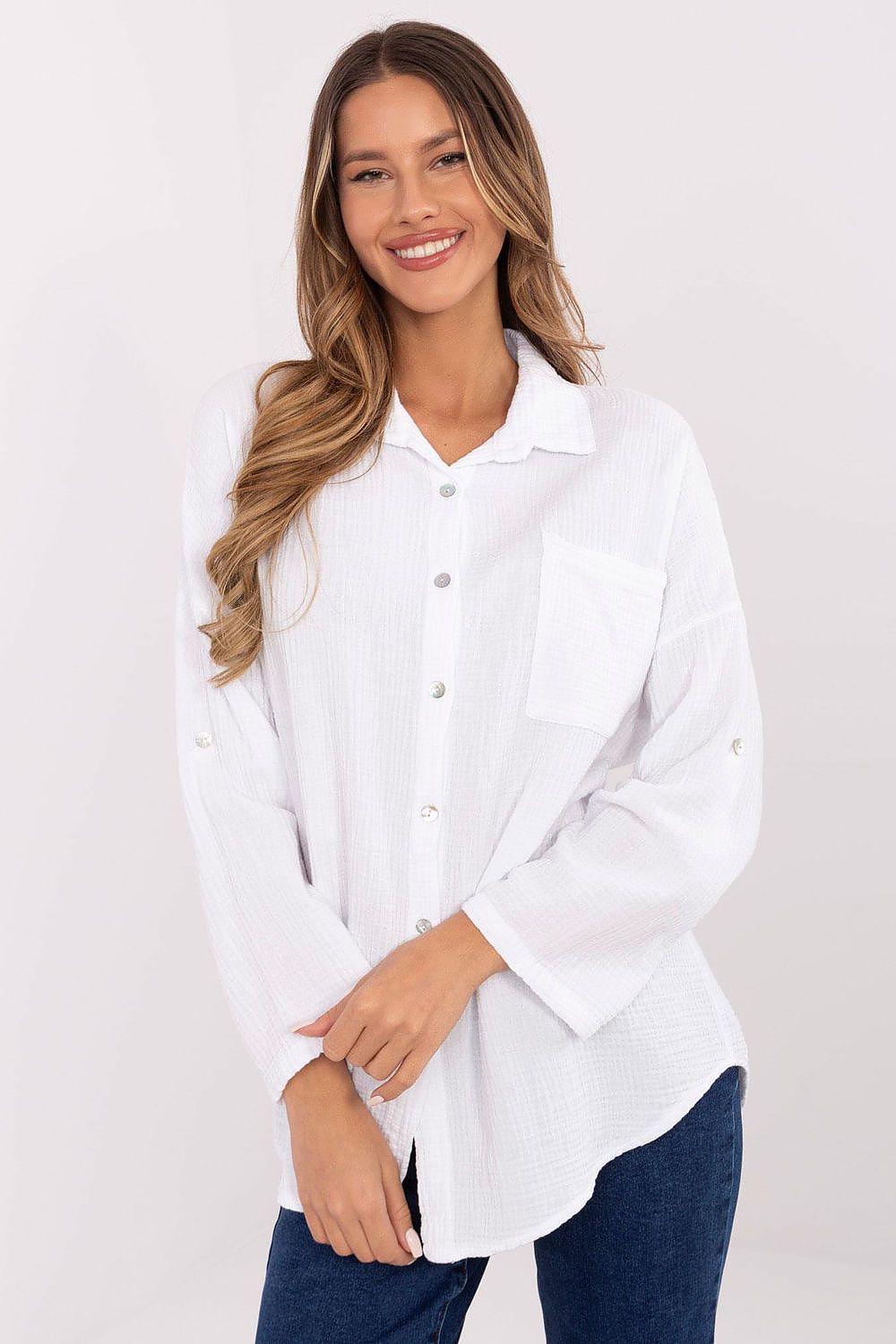 Langarm Hemd model 210013 Italy Moda