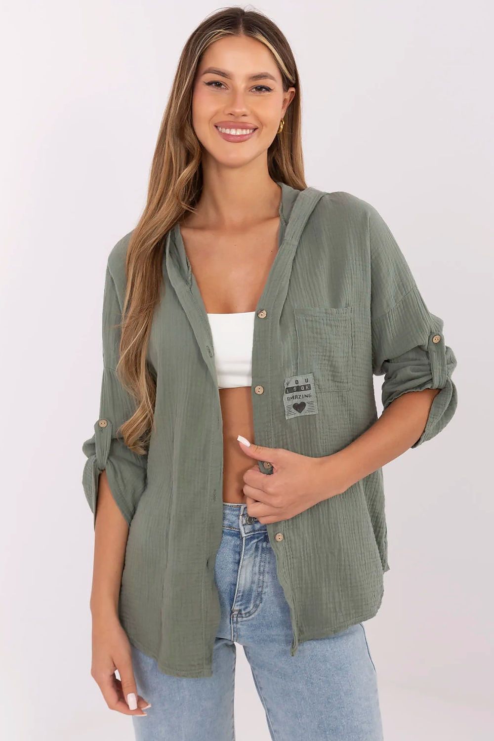 Damen Hemd model 213252 Italy Moda