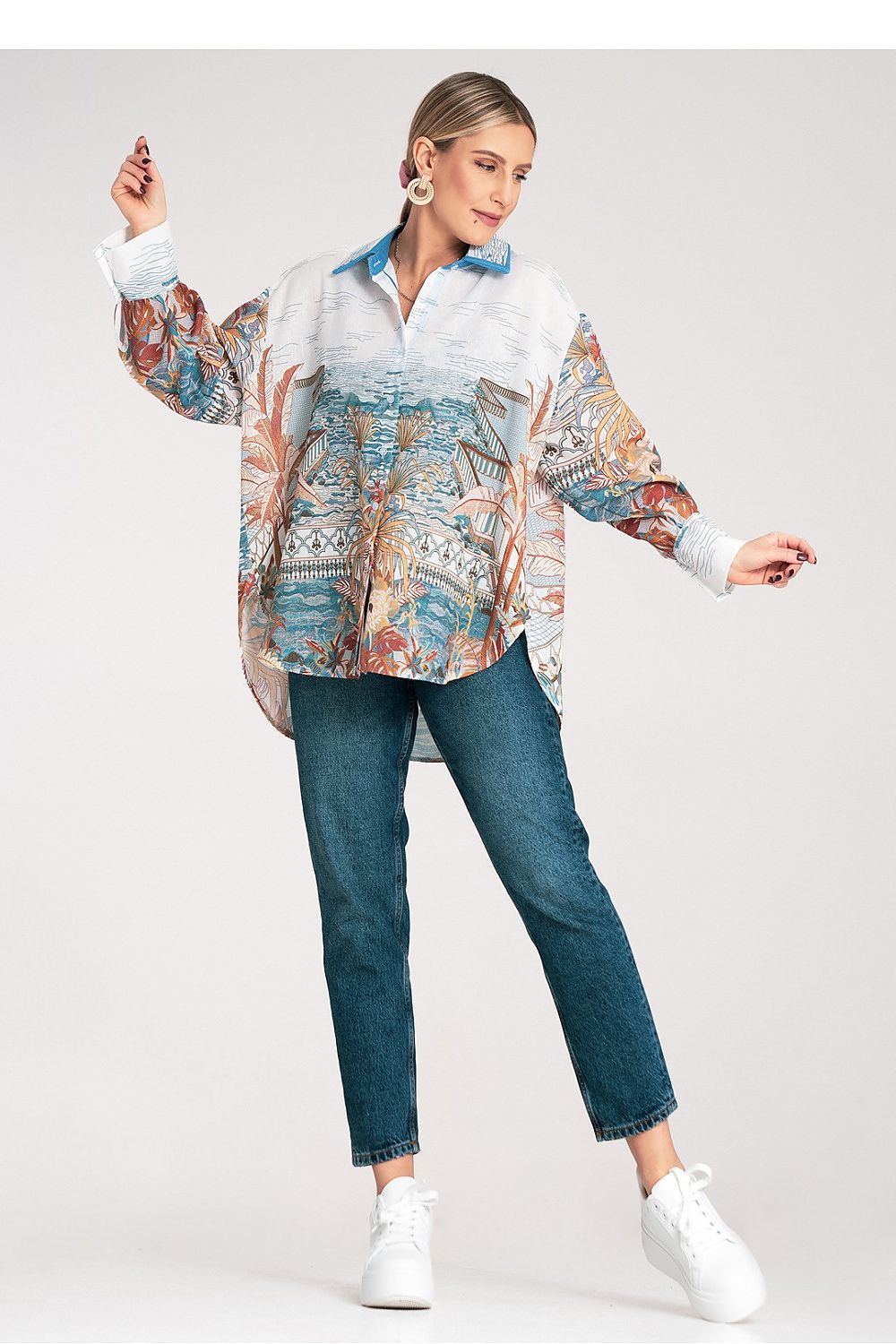 Langarm Hemd model 214920 Figl