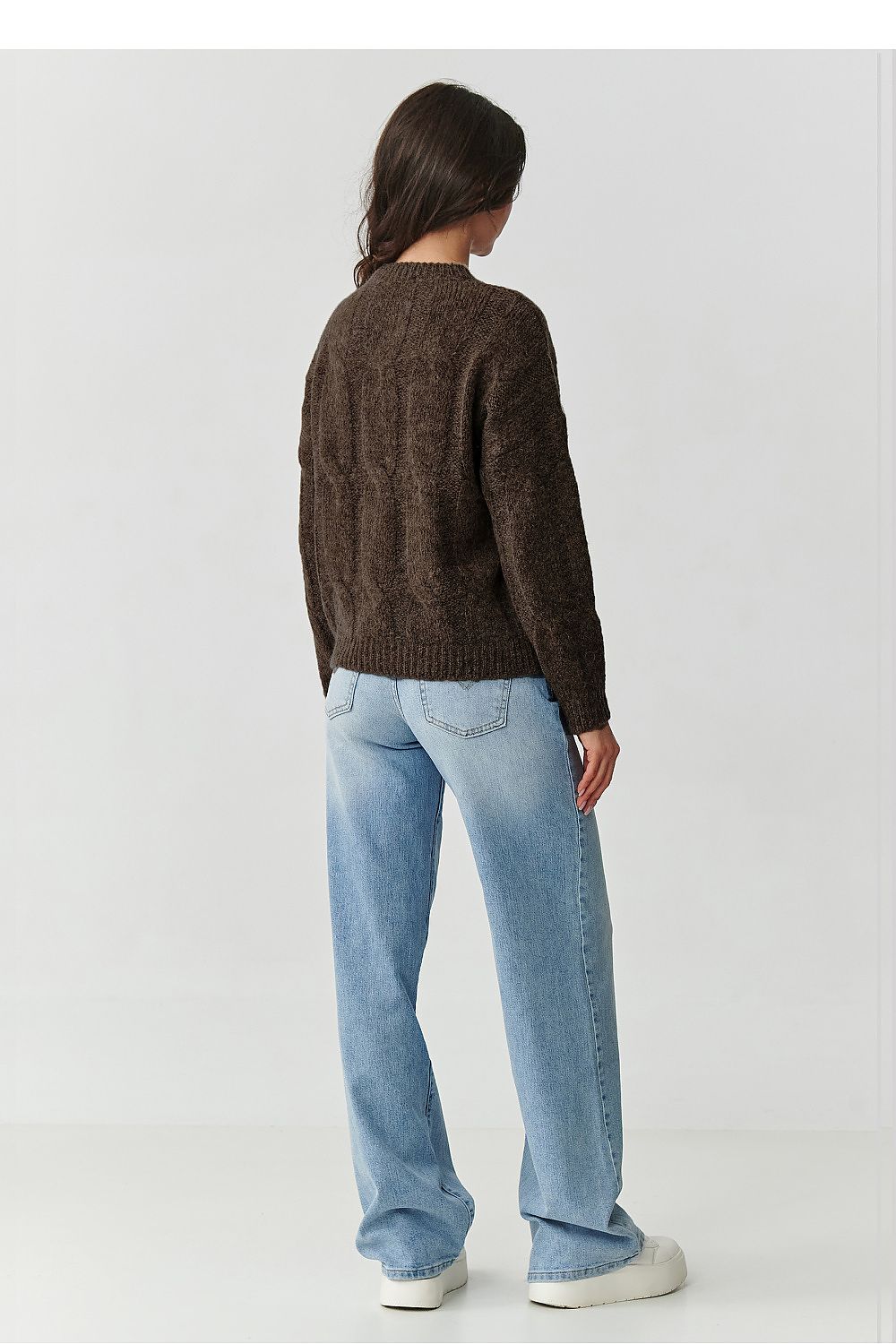 Pullover model 217355 Makadamia