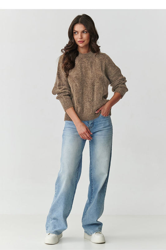 Pullover model 217356 Makadamia