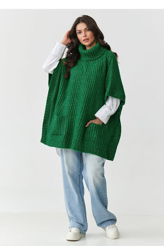 Rollkragenpullover model 217655 Makadamia