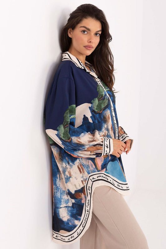 Langarm Hemd model 218393 Rue Paris