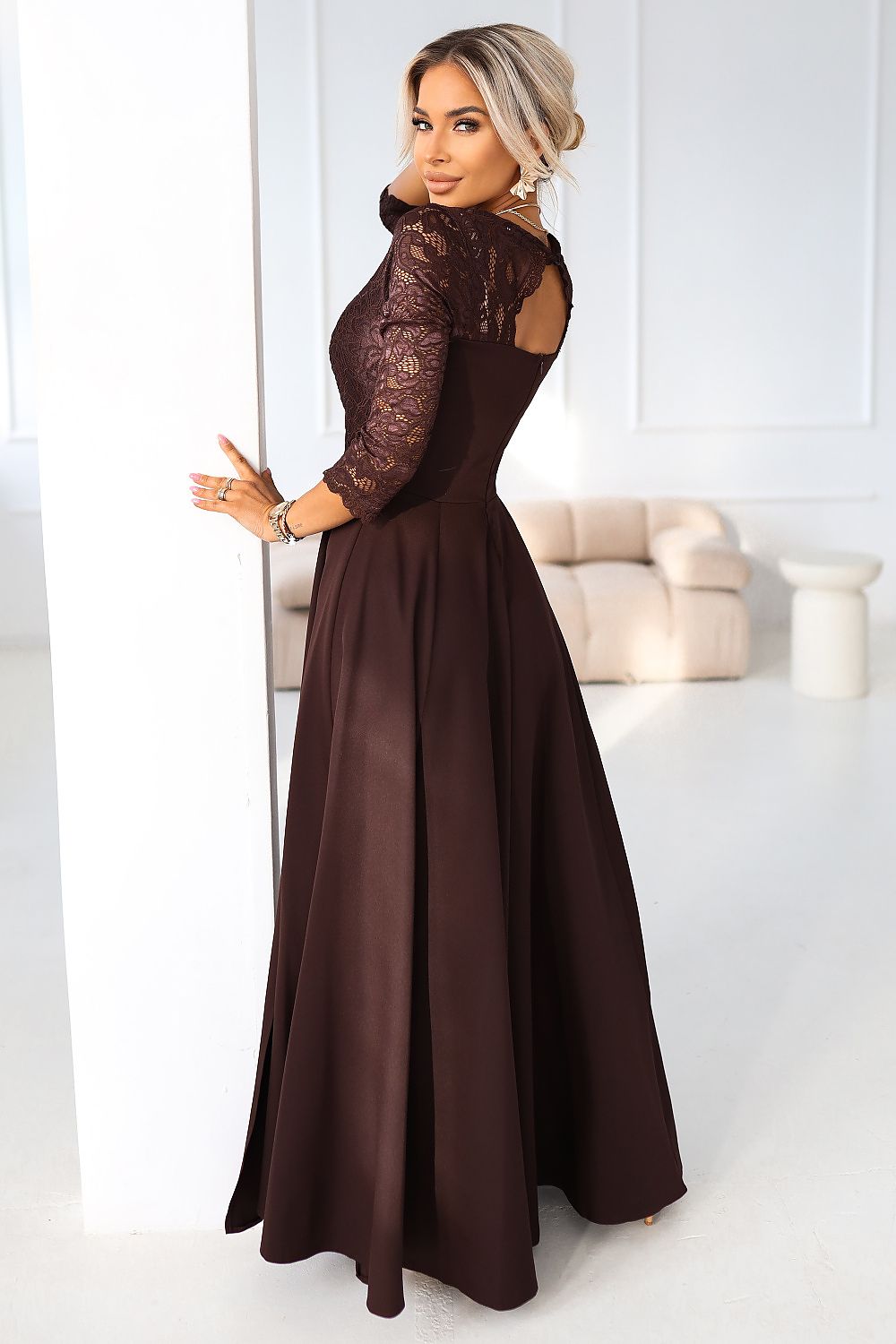 Langes Kleid model 221795 Numoco