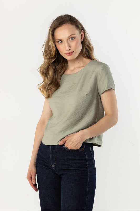 Bluse model 225335 awama