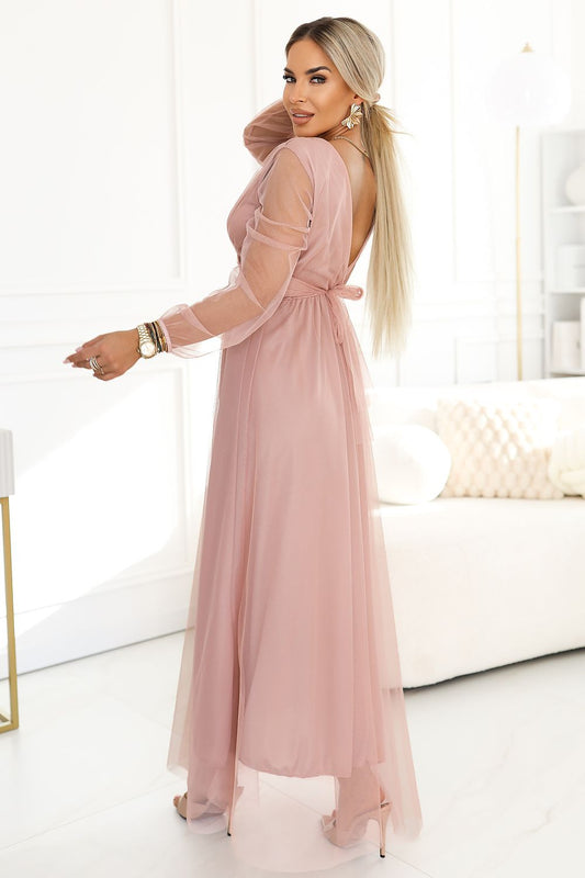 Langes Kleid model 227087 Numoco