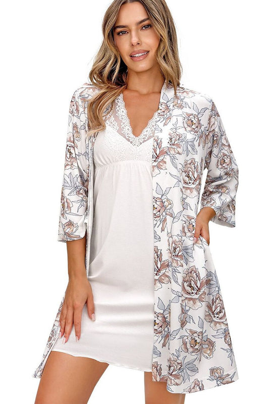 Kurz Schlafrock model 228613 Donna