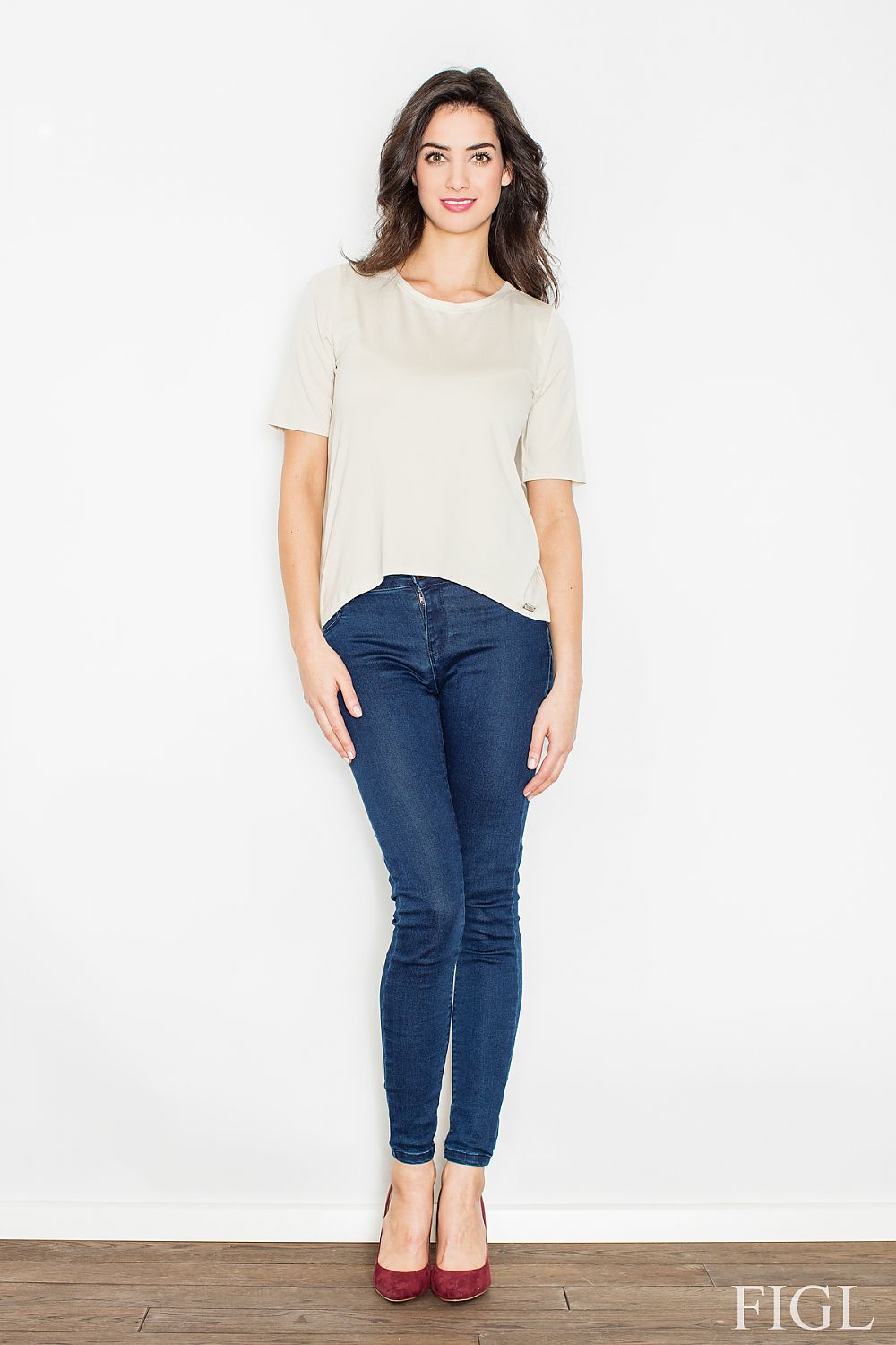 Bluse model 50061 Figl