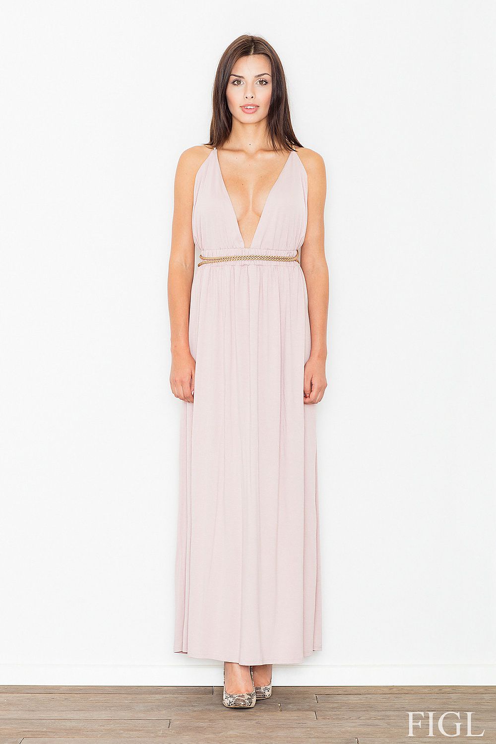 Langes Kleid model 60699 Figl