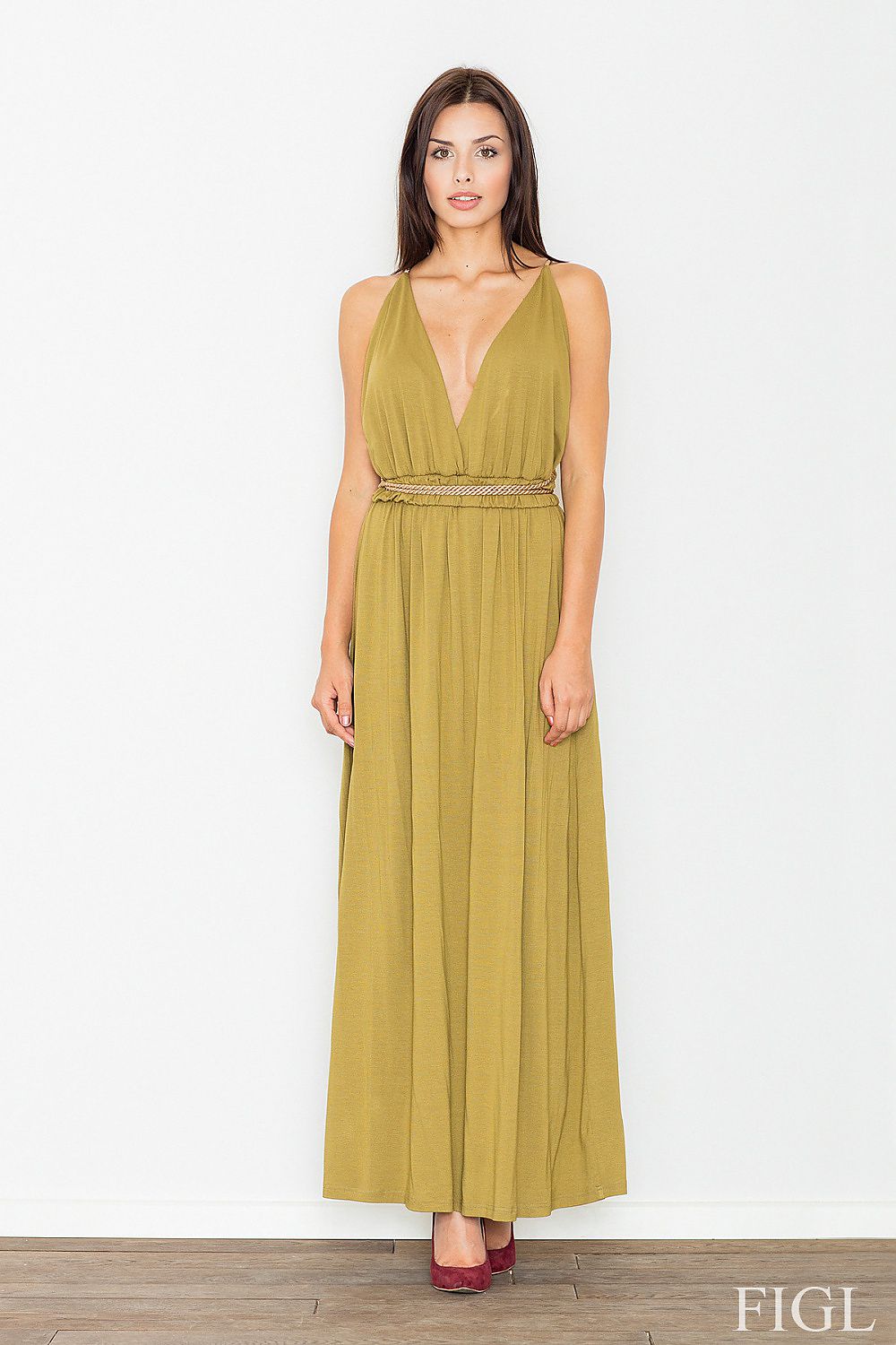 Langes Kleid model 60700 Figl