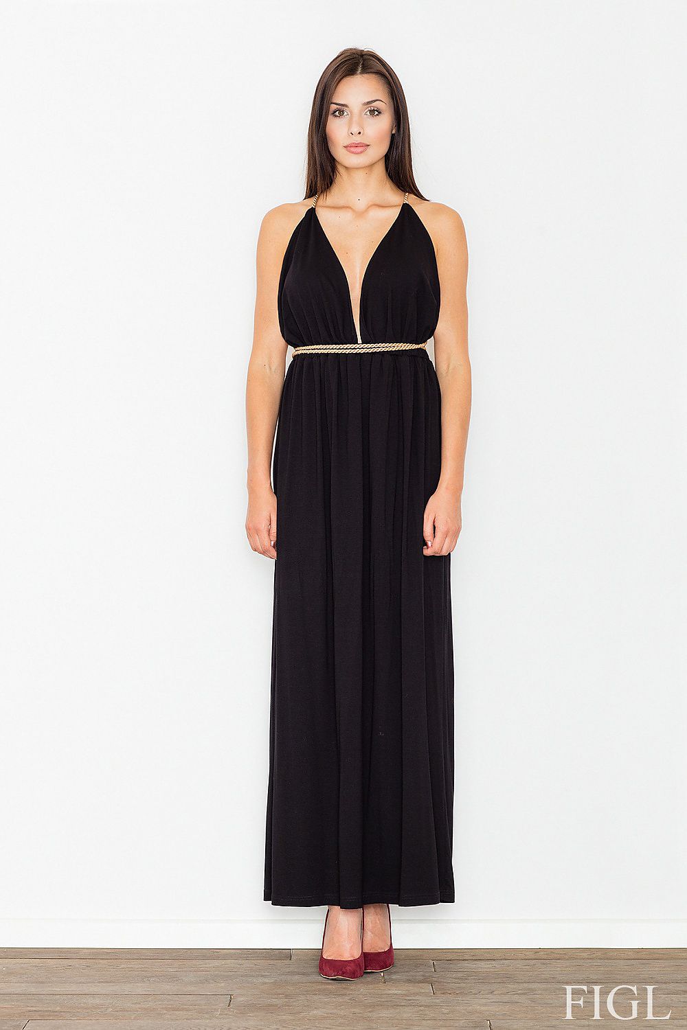 Langes Kleid model 60701 Figl