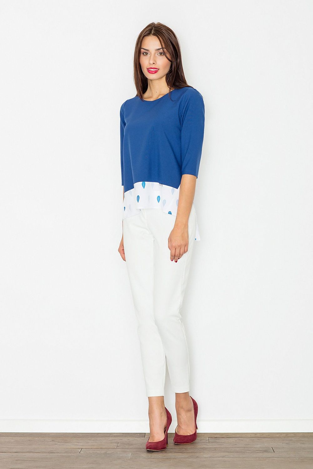 Bluse model 77129 Figl
