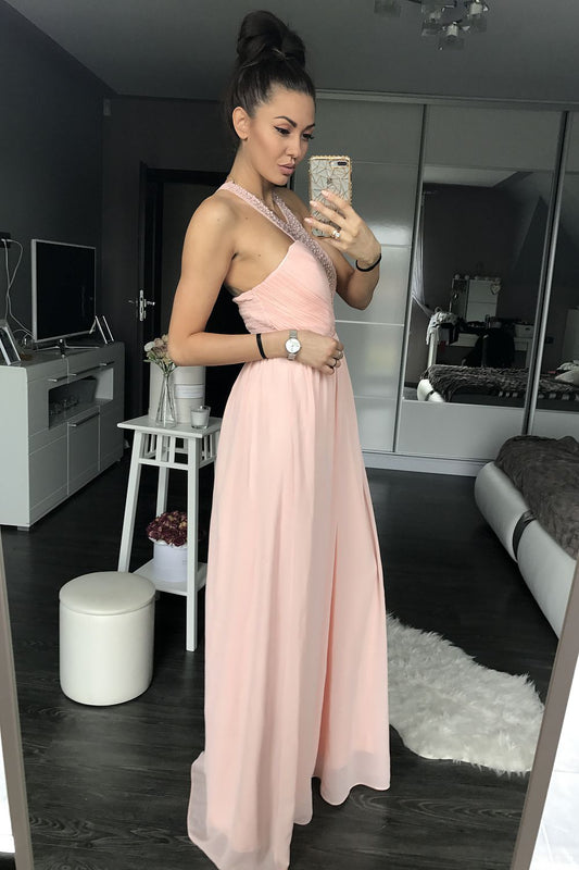 Langes Kleid model 93954 YourNewStyle