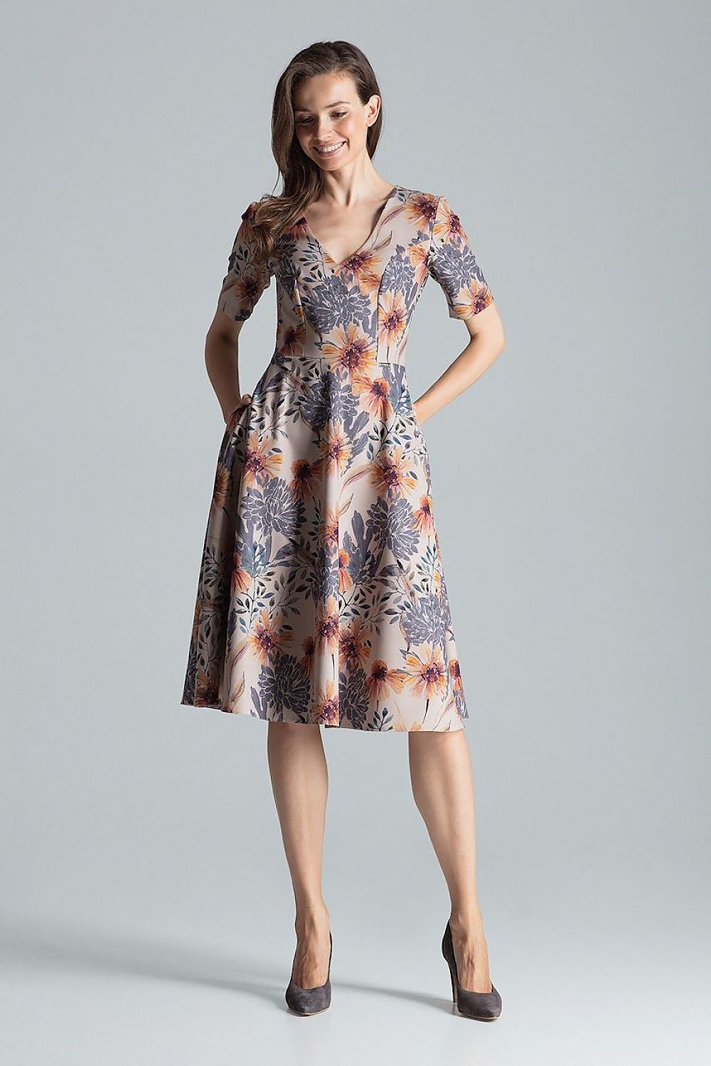 Alltagskleid model 135801 Figl