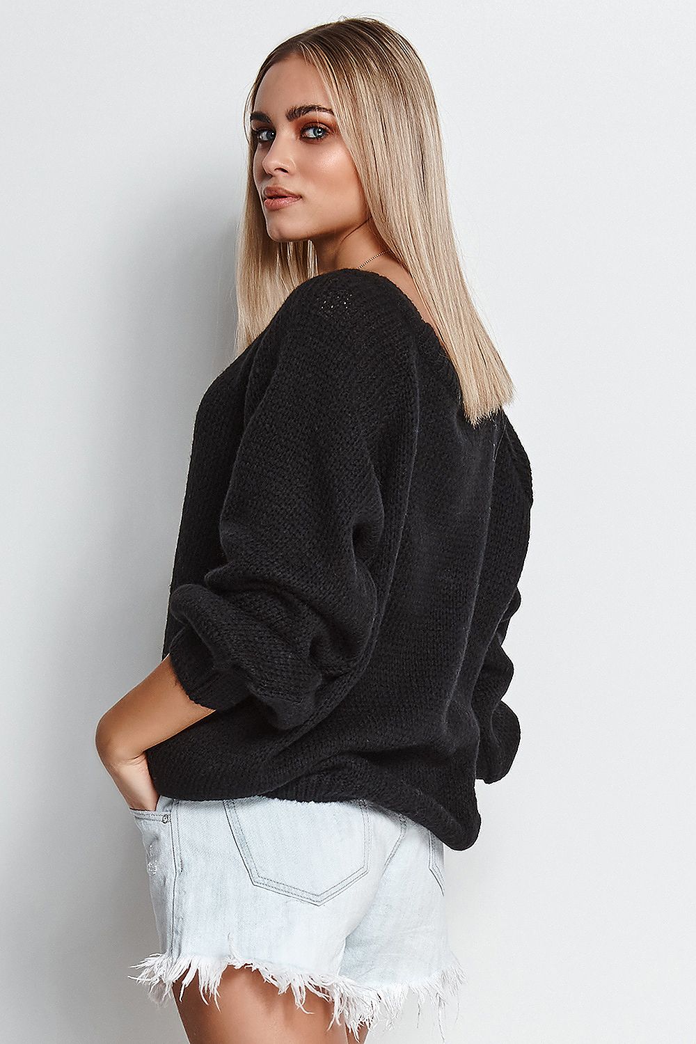 Pullover model 171545 Makadamia