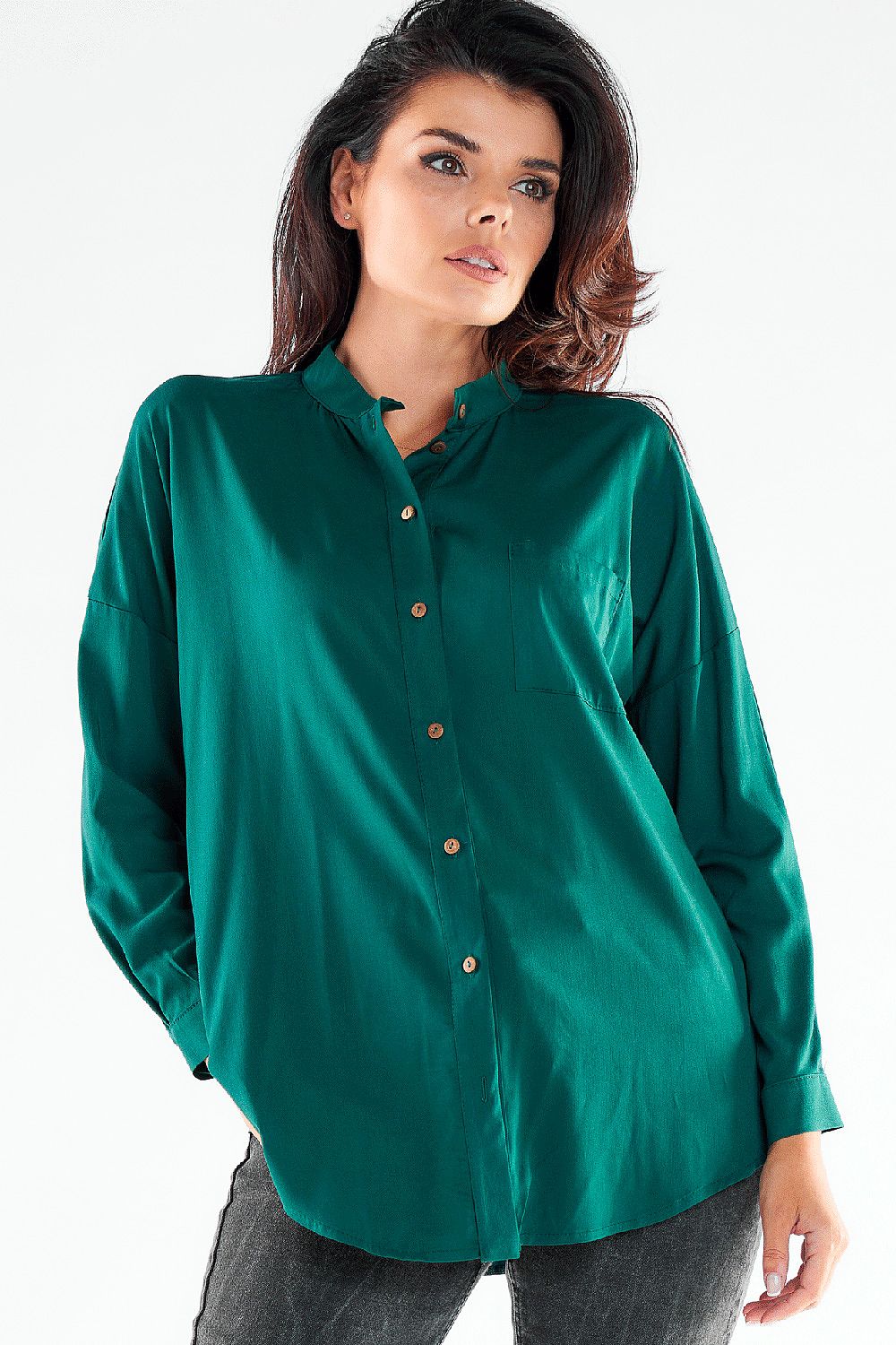 Langarm Hemd model 173922 awama