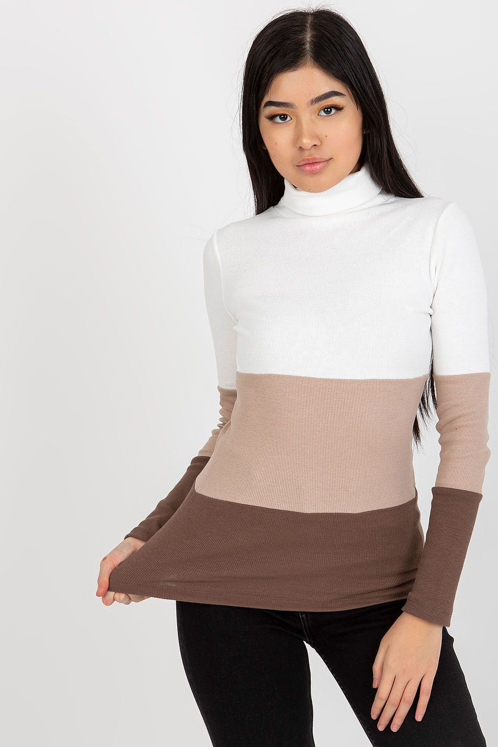 Rollkragenpullover model 175120 Rue Paris