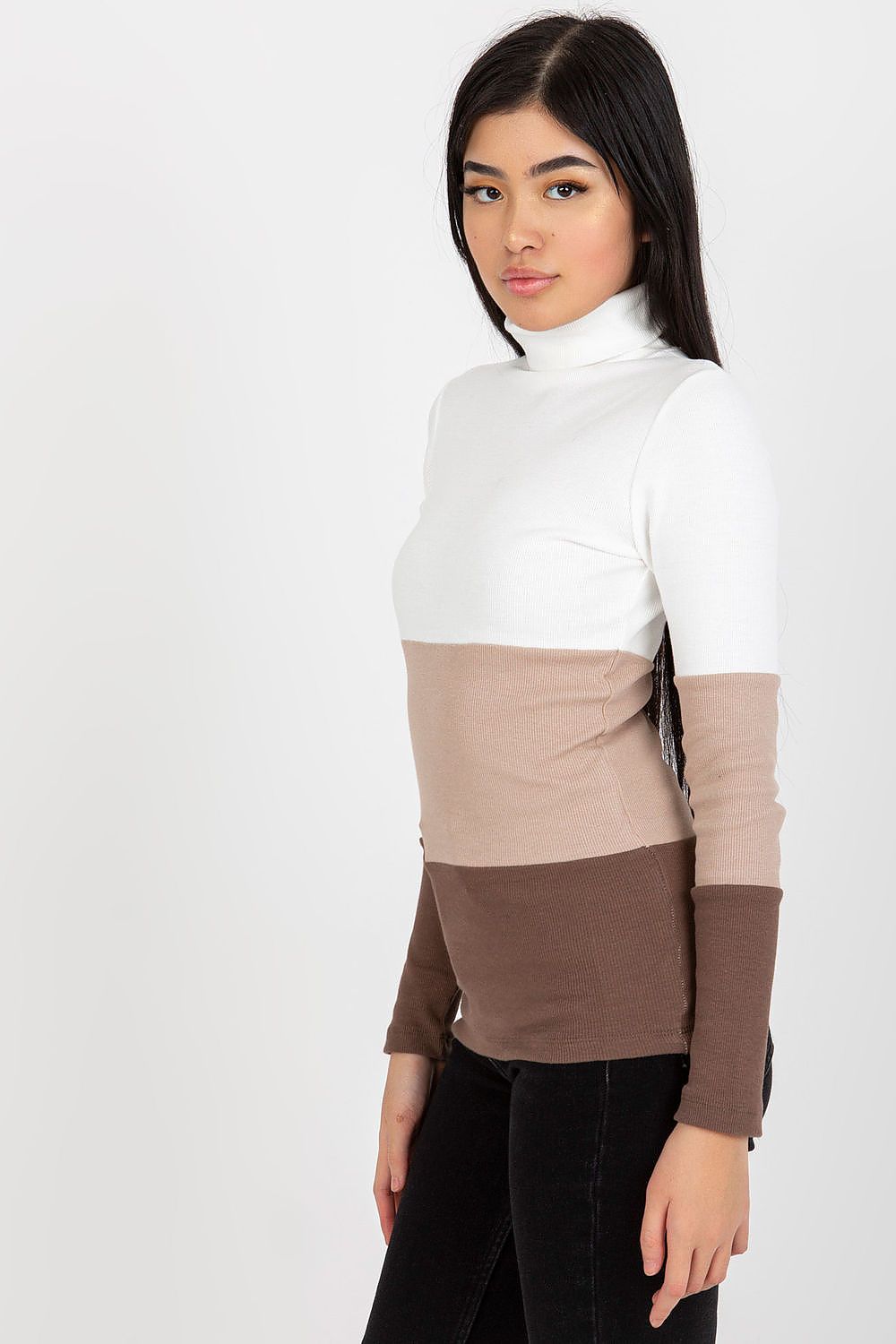 Rollkragenpullover model 175120 Rue Paris
