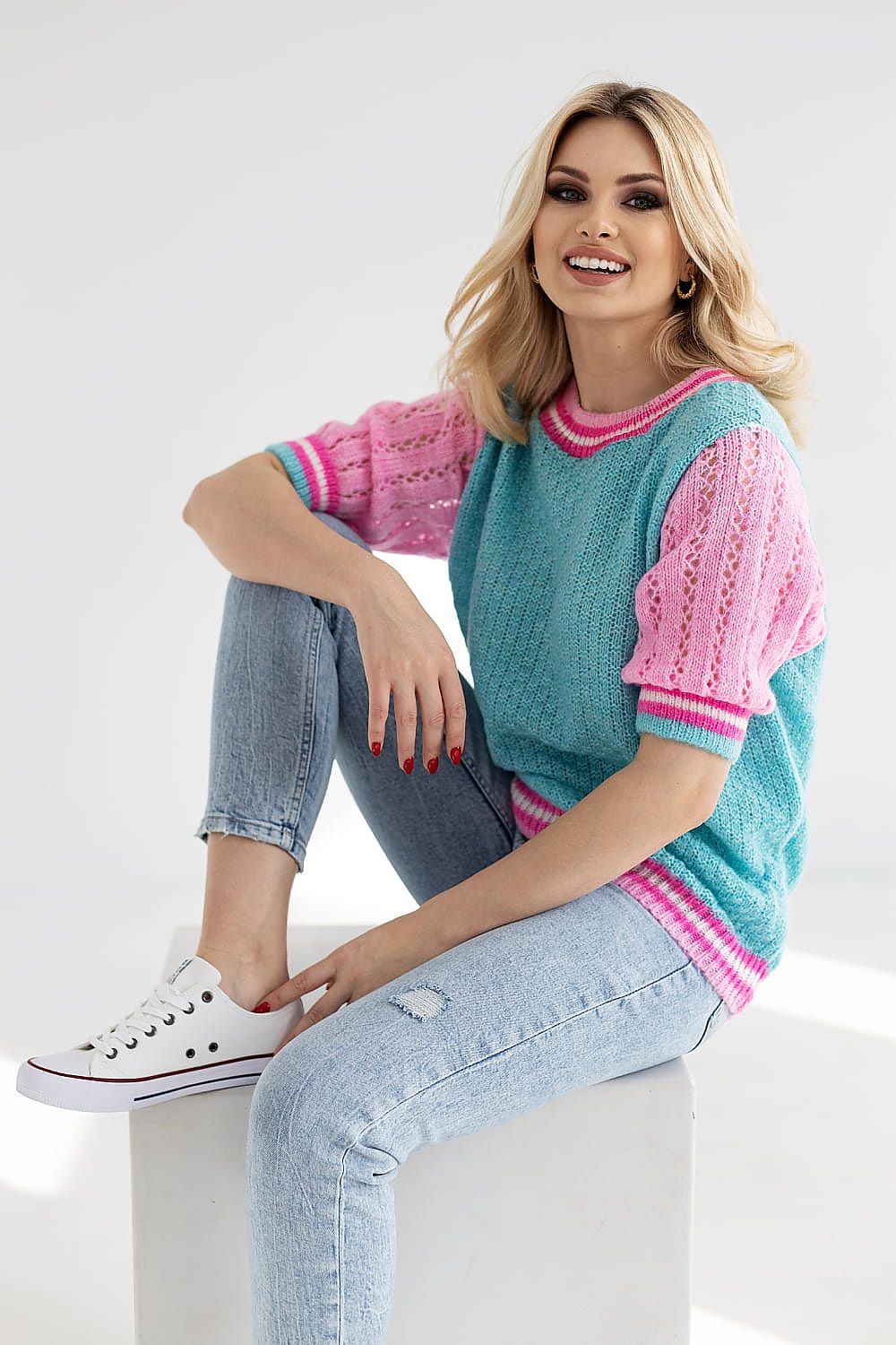 Kurzarm Pullover model 178641 PeeKaBoo