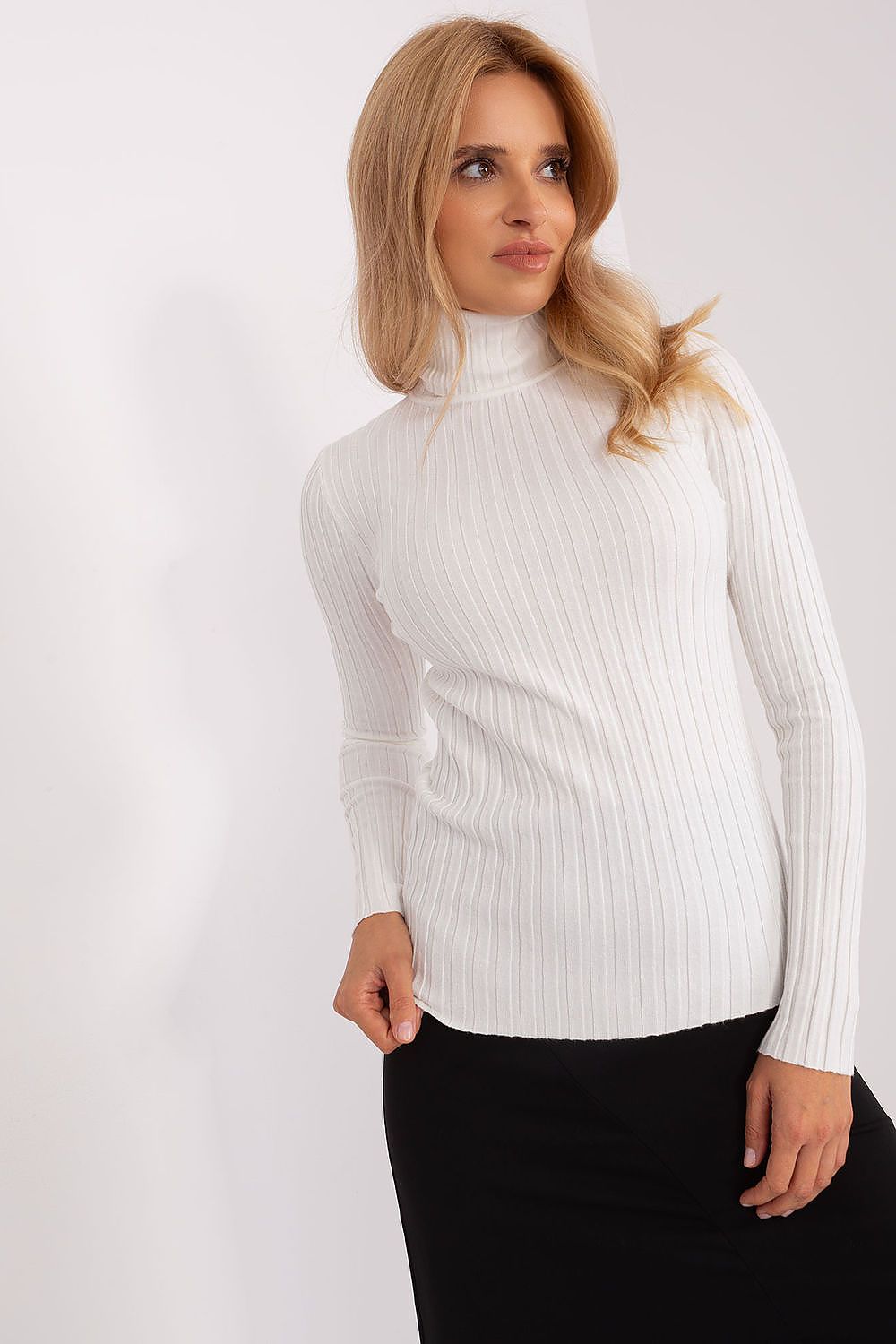 Rollkragenpullover model 185553 Factory Price
