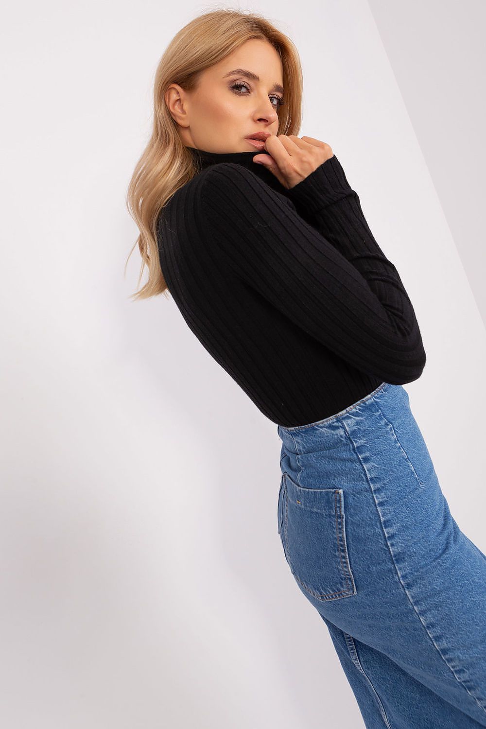 Rollkragenpullover model 185554 Factory Price