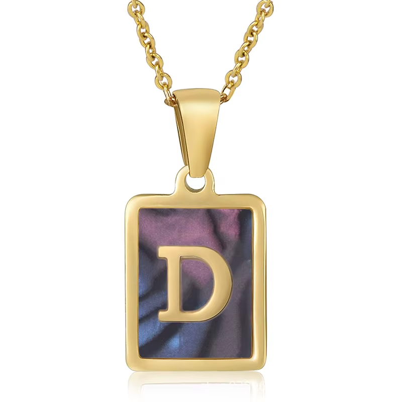 Buchstaben Kette Gold – 18K Vergoldung & Edelstahl