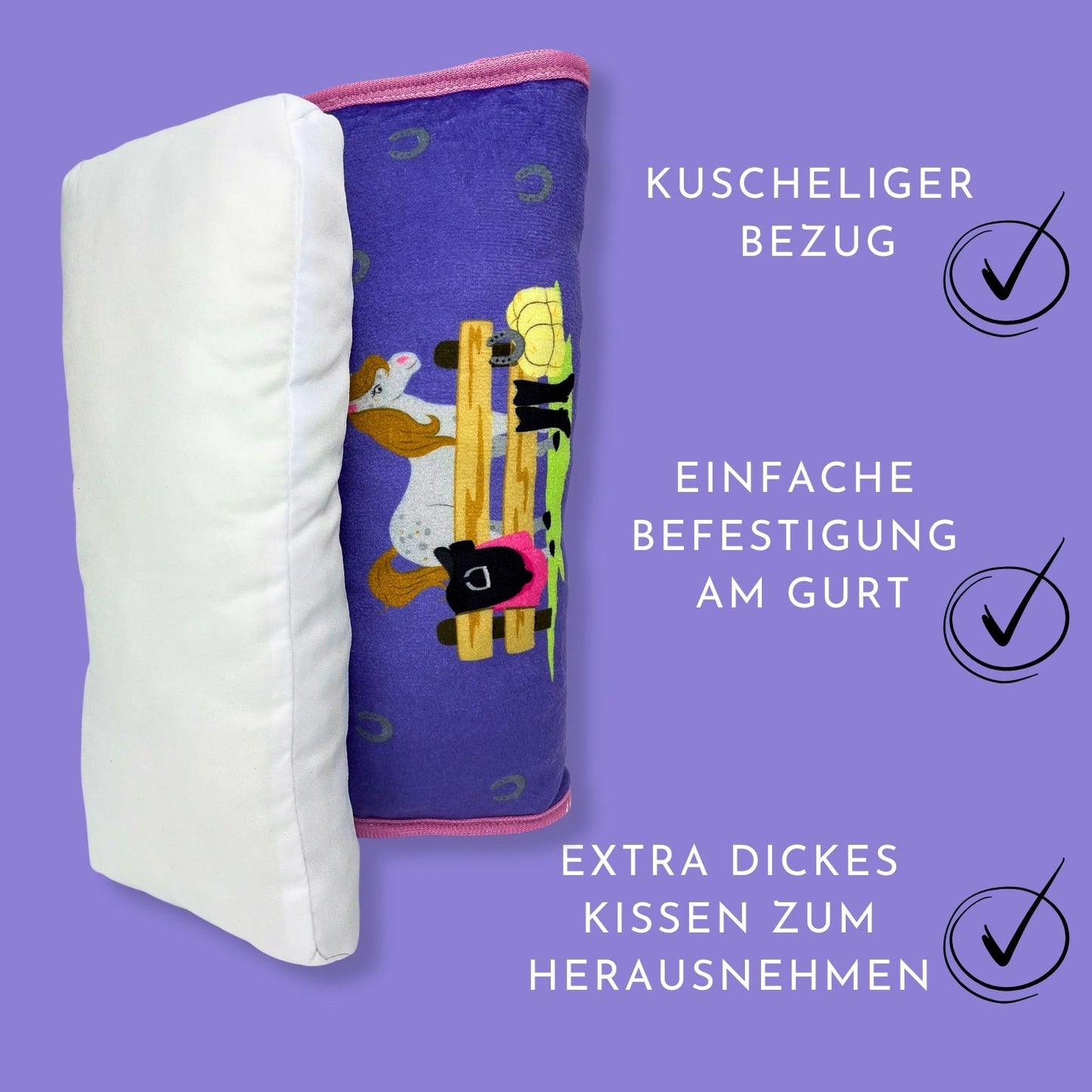 Auto Schlafkissen Pferd