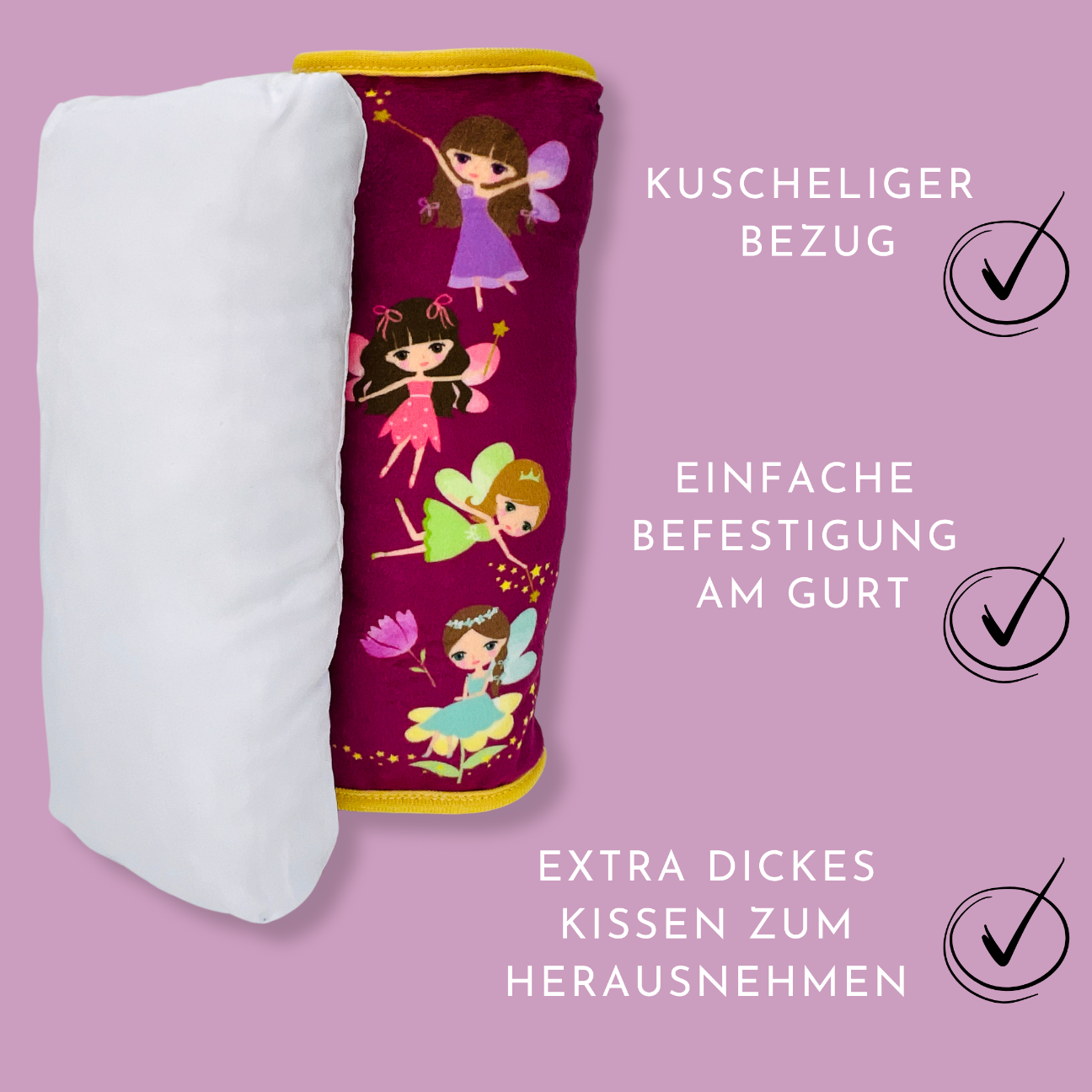 Auto Schlafkissen Fee