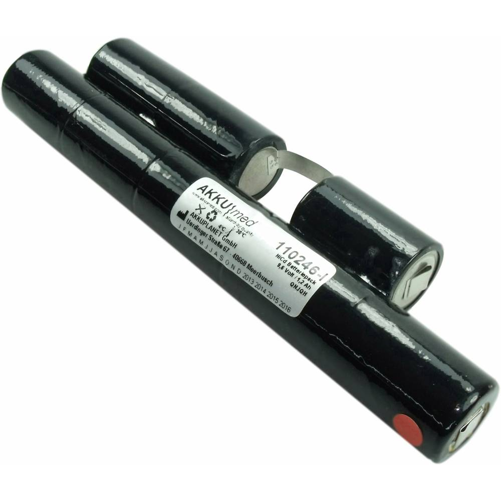 Rafhlaða af B-flokki fyrir lækningatækni, kemur í stað upprunalegu Stryker rafhlöðunnar 2115 9,6V