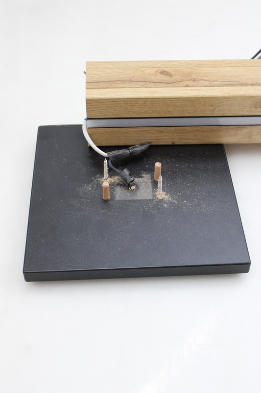 B-Ware Envostar Eldder LED-Stehlampe aus Eichenfurnier Stehleuchte DEFEKTWARE