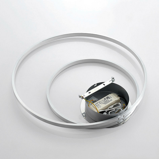 B-Ware Lindby Nerwin Led Deckenleuchte Deckenlampe Lampe Leuchte 30 Watt Alu Chrom330