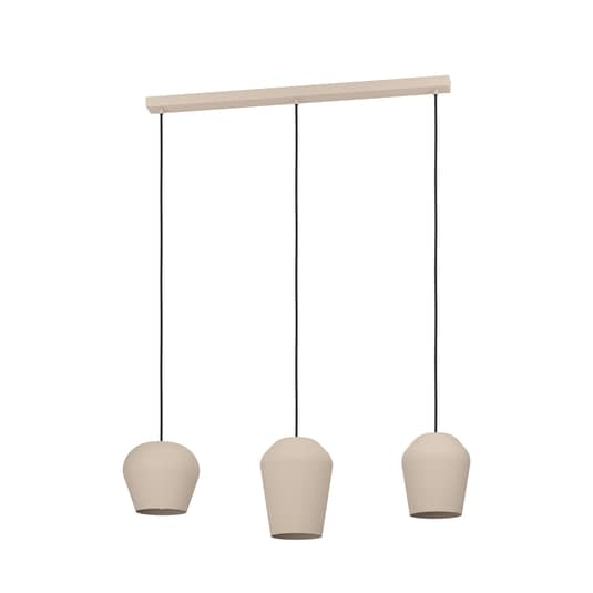 B-grade Eglo Cambaito pendant light, ceiling lamp, hanging lamp, E27, 3-bulb, Sandfar 409