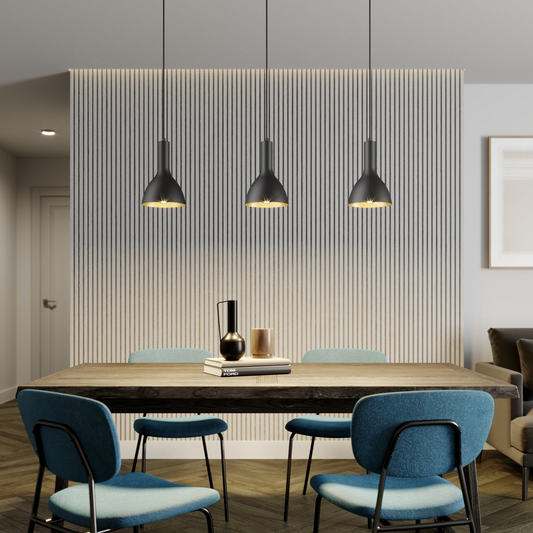 B-flokks Arcchio Cosmina hengiljós, loftlampi, 3 ljós, E27