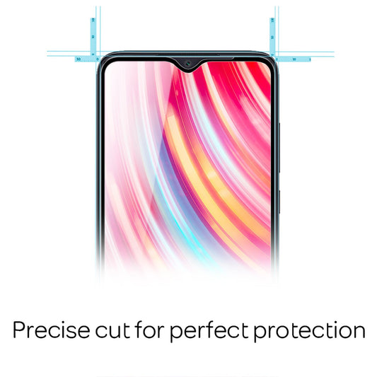 NALIA (2-Pack) Tempered Glass Screen Protector for Xiaomi Redmi Note 8 Pro