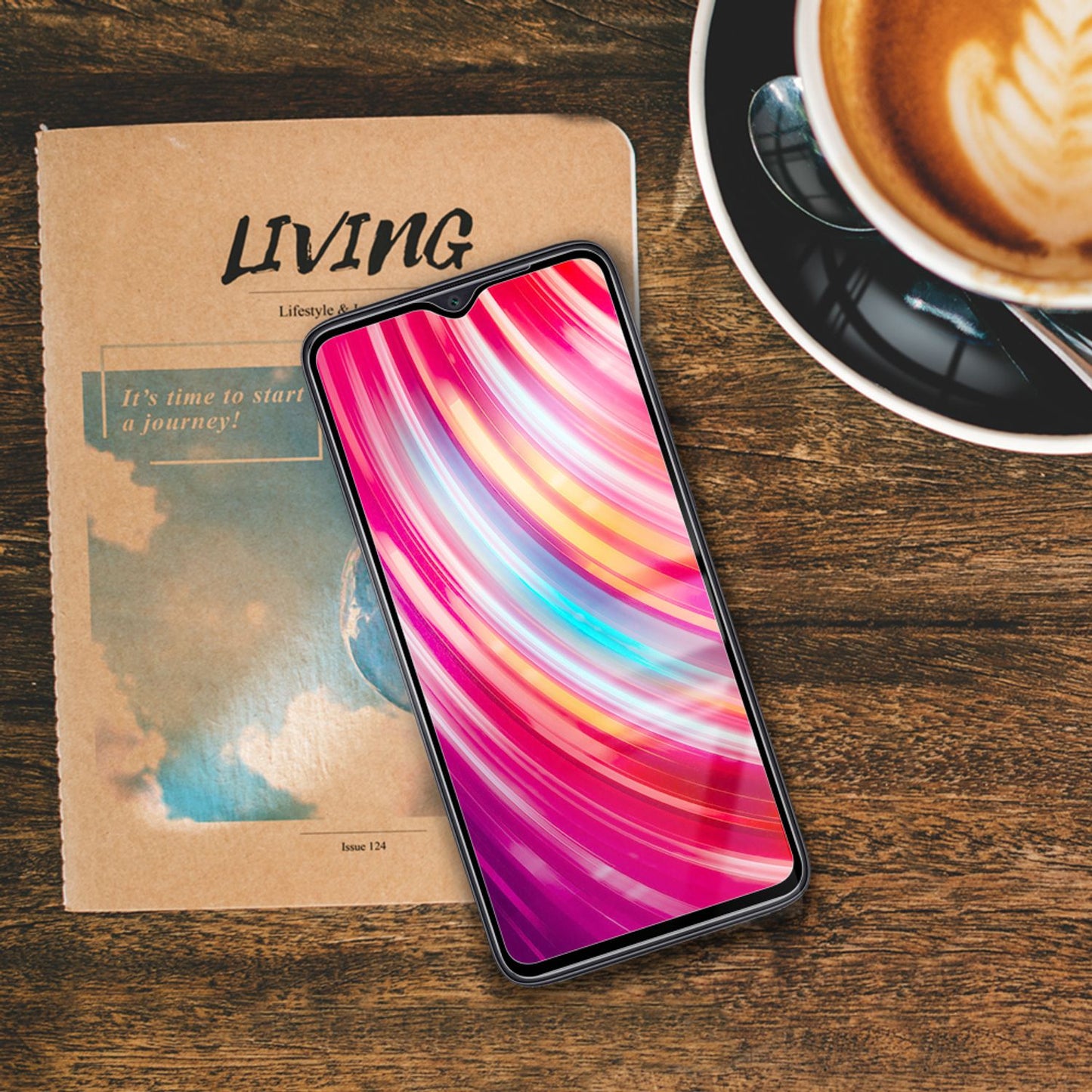 NALIA (2-pakki) hertu gler skjávörn fyrir Xiaomi Redmi Note 8 Pro