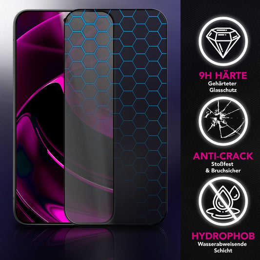 NALIA AntiSpyX Display Glass for Google Pixel 10 / 10 Pro (Discreet Privacy Screen Protector), 9H Protective Glass against Side Viewing, Anti-Spy Privacy Screen Protector, Touch-Sensitive, Case-Friendly