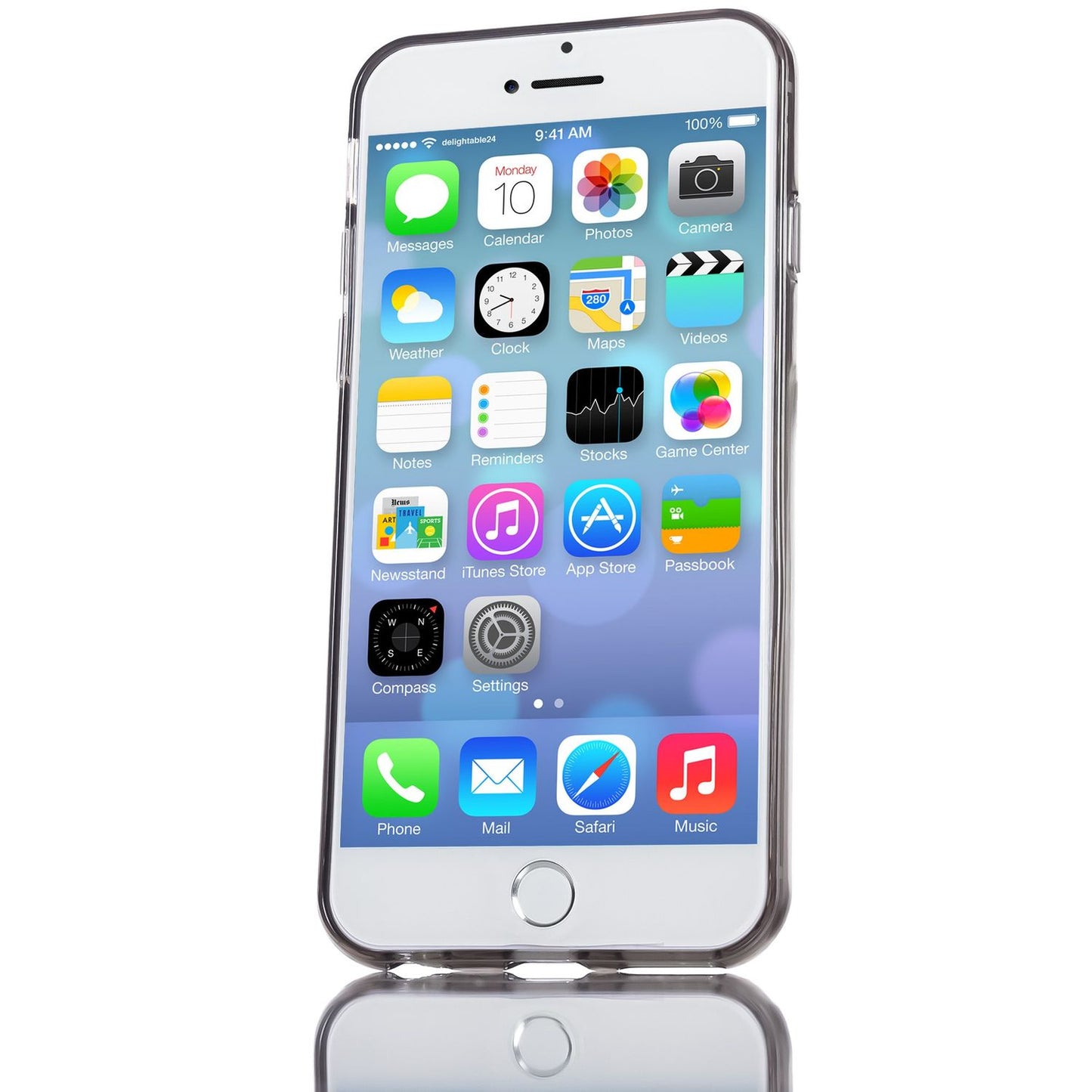 iPhone 6/6S hulstur frá NALIA, ofurþunnt sílikonhulstur, þunnt verndarhulstur