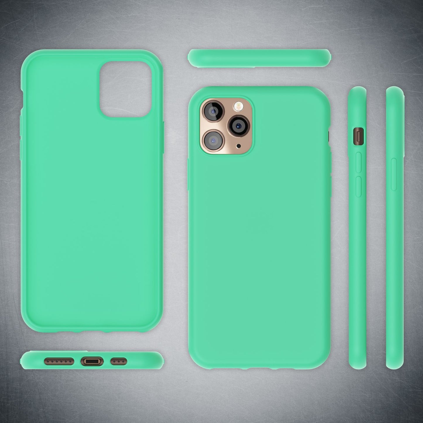 NALIA Neon Phone Case for iPhone 11 Pro, Slim Soft Case Silicone Bumper Cover