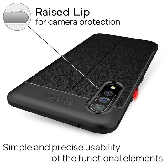 NALIA símahulstur fyrir Samsung Galaxy A90 5G, stílhreint leðurhulstur