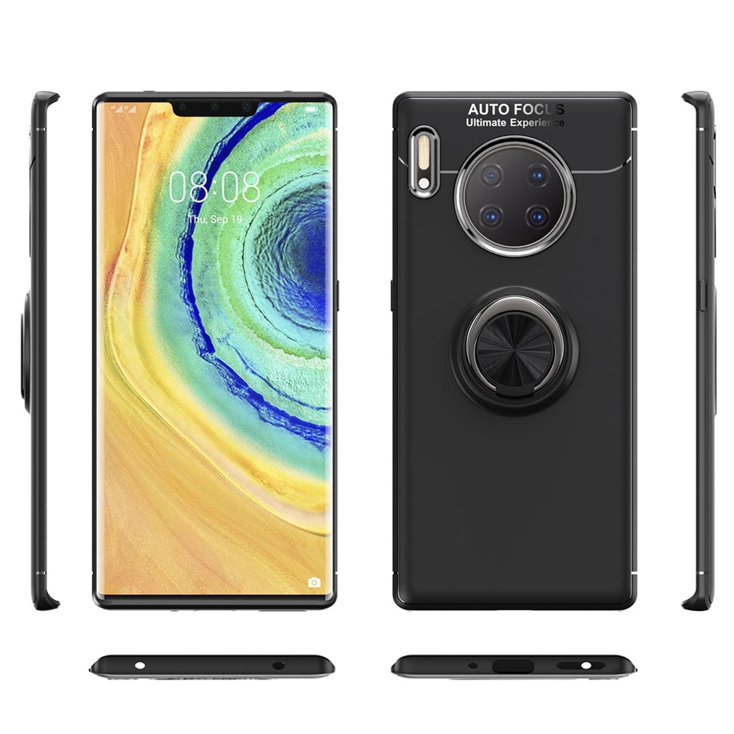NALIA Ring símahulstur fyrir Huawei Mate 30 Pro / Mate 30 Pro 5G símahulstur með festi