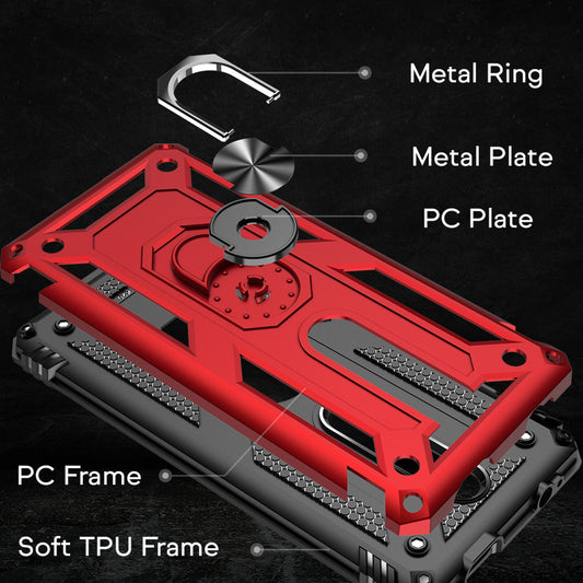 NALIA Ring Case for Xiaomi Mi 9T / 9T Pro, Shockproof Phone Case with Holder