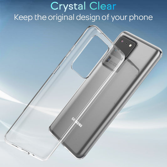 NALIA Phone Case for Samsung Galaxy S20 Ultra, Silicone Protective Case Cover