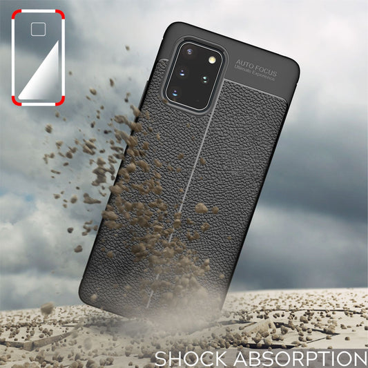 NALIA símahulstur fyrir Samsung Galaxy S20 Plus, leðurlíkt verndarhulstur fyrir símann