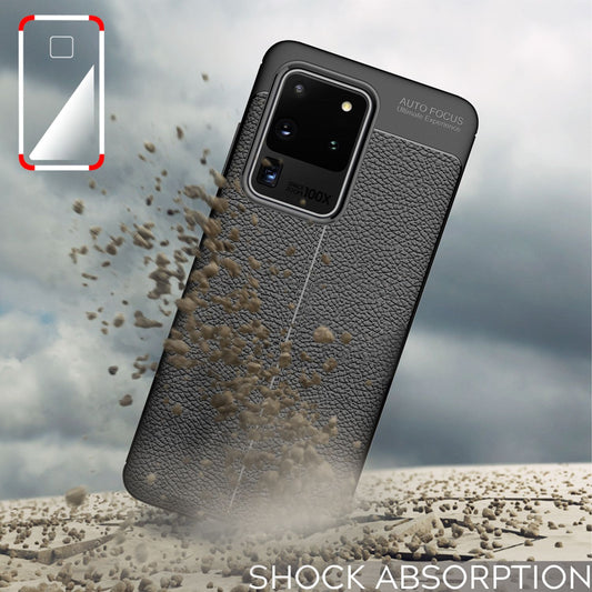 NALIA phone case for Samsung Galaxy S20 Ultra, leather look phone case/pouch