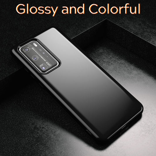 NALIA Phone Case for Huawei P40 Pro, Slim Silicone Protective Case Bumper Cover