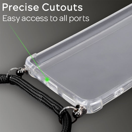 NALIA símahulstur með keðju fyrir Huawei P40, hart hálsmenhulstur með axlarvef